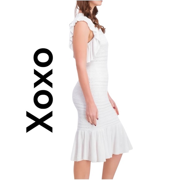 Xoxo NWT 🎉HP🎉 Crochet knitted Xoxo womens dress sz M - Picture 1 of 5
